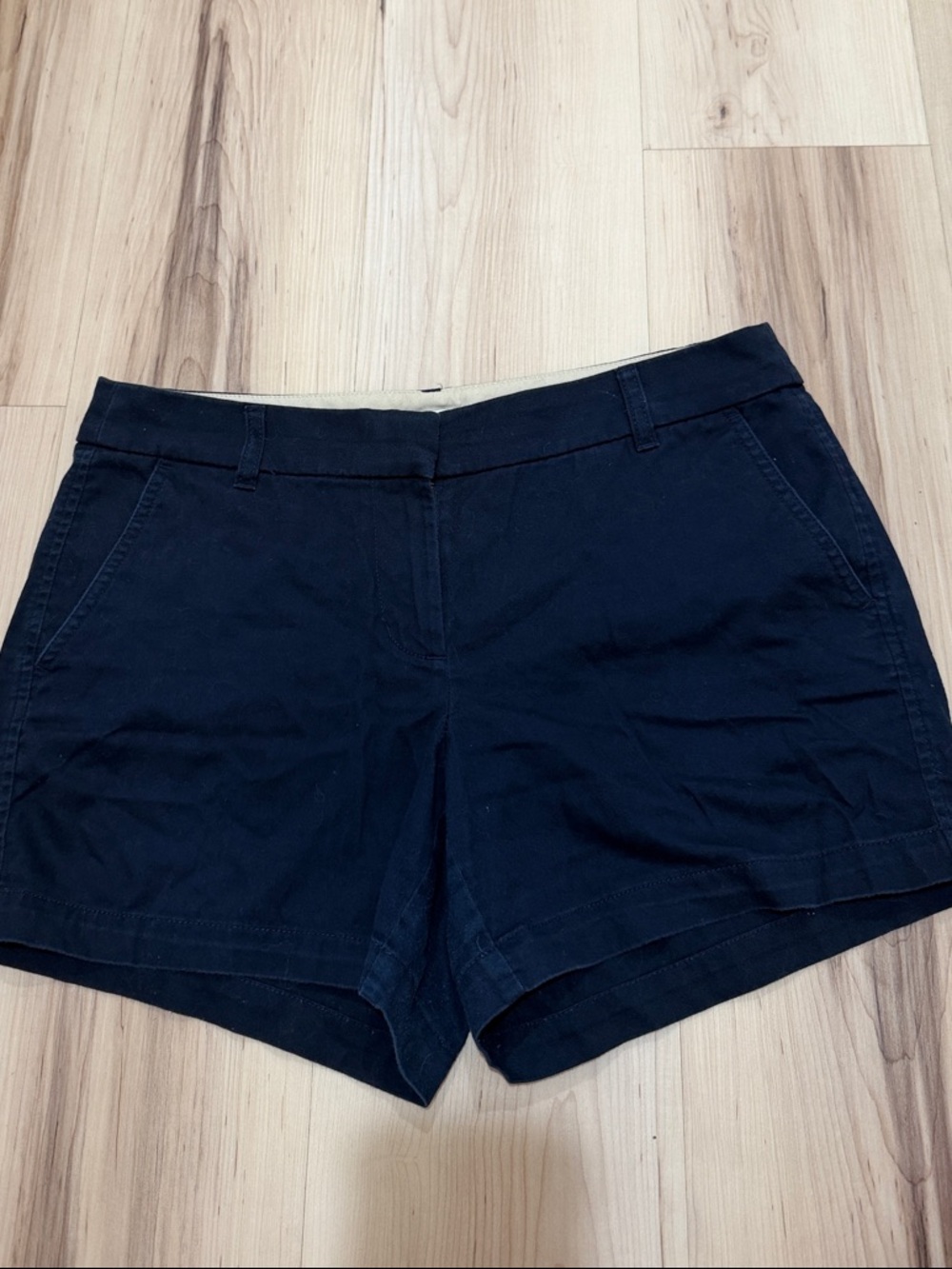J. Crew Factory Navy Chino Shorts